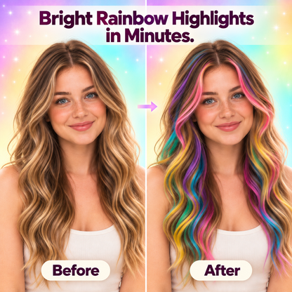 12-Color Temporary Hair Chalk Applicator Set